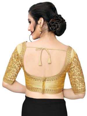 back detail embroidered blouse - 16933923 - Standard Image - 3