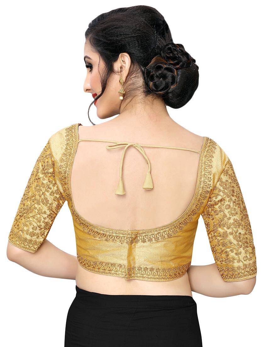 back detail embroidered blouse - 16933923 - Zoom Image - 3