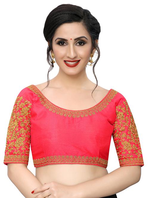 back detail embroidered blouse - 16933930 - Standard Image - 1