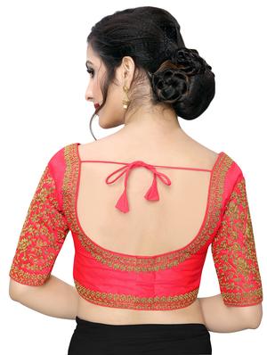 back detail embroidered blouse - 16933930 - Standard Image - 3