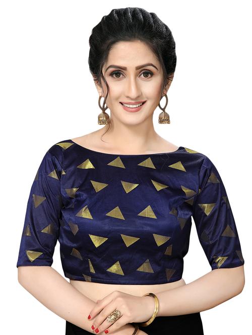 geometrical embroidered blouse - 16933963 - Standard Image - 1