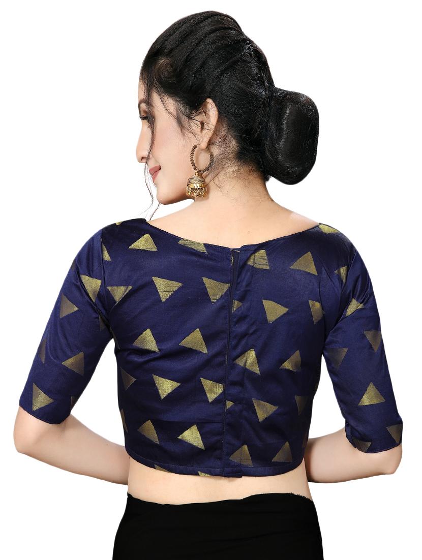 geometrical embroidered blouse - 16933963 - Zoom Image - 3