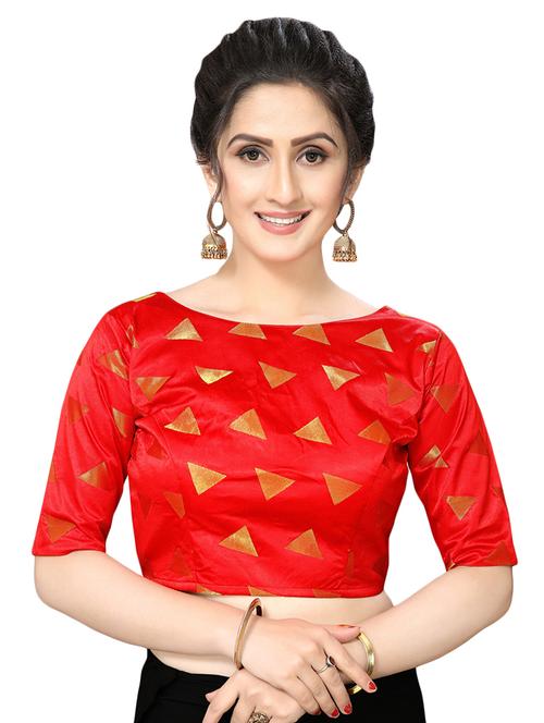 geometrical embroidered blouse - 16933968 - Standard Image - 1