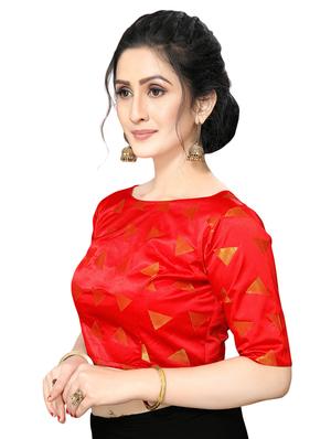geometrical embroidered blouse - 16933968 - Standard Image - 2