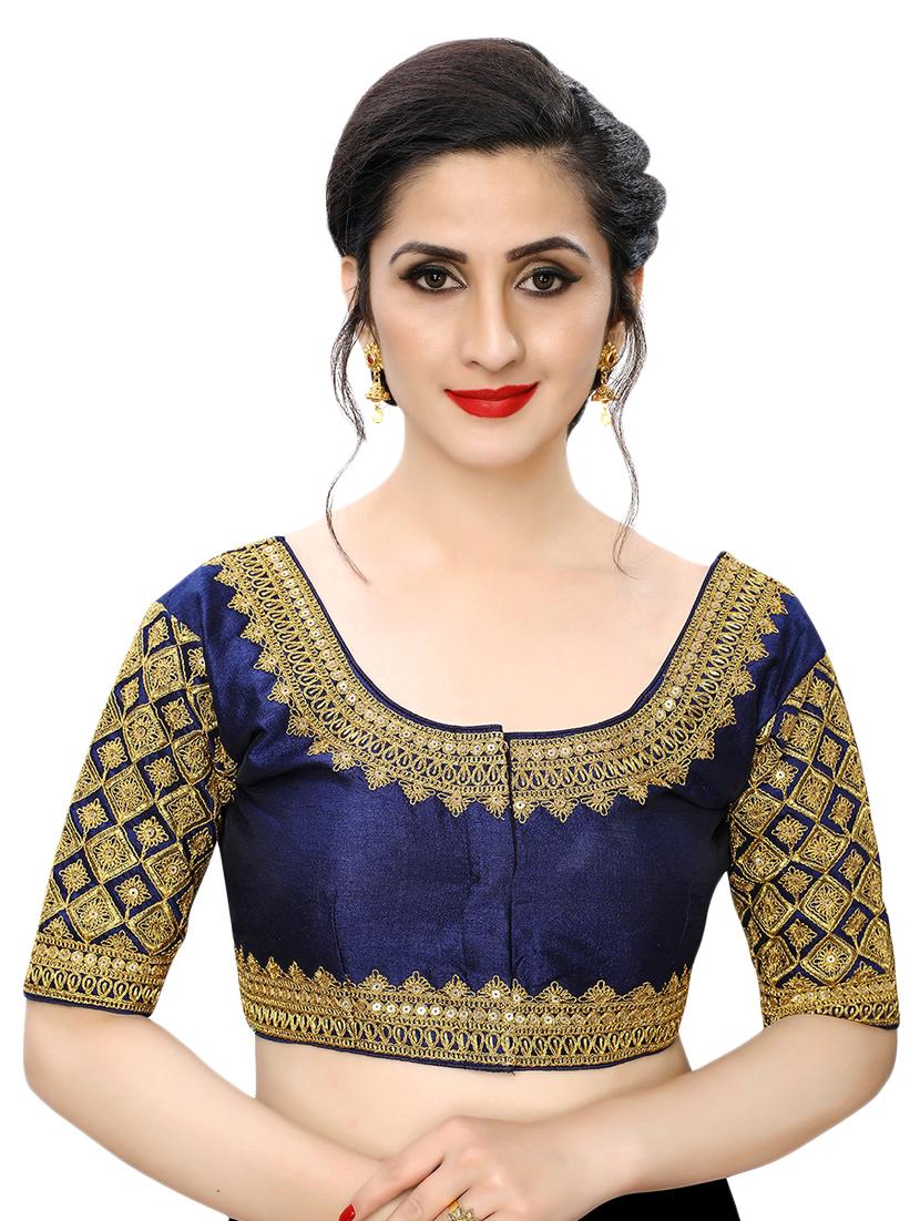 back detail embroidered blouse - 16933974 - Zoom Image - 1