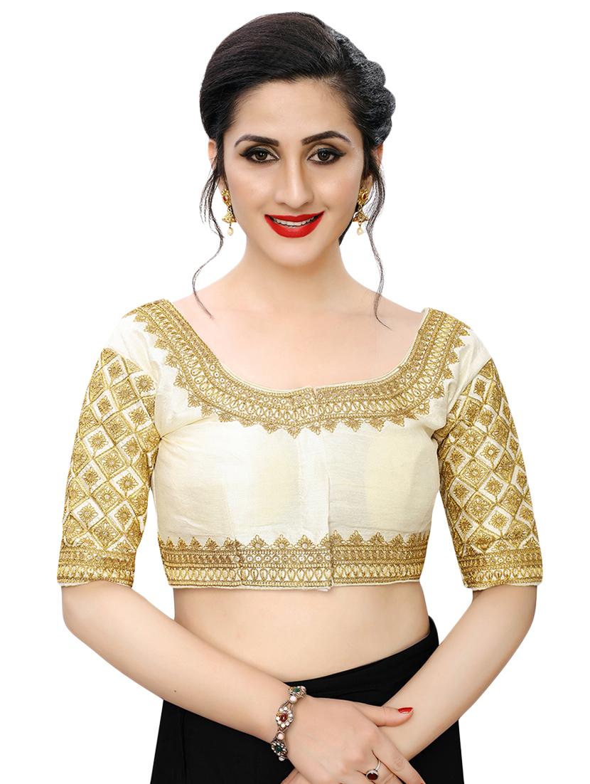 back detail embroidered blouse - 16933975 - Zoom Image - 1