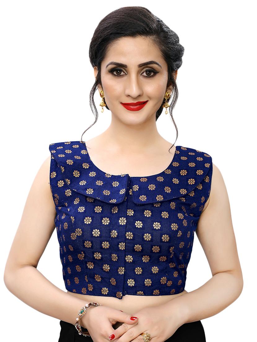 peter pan brocade blouse - 16934010 - Zoom Image - 1