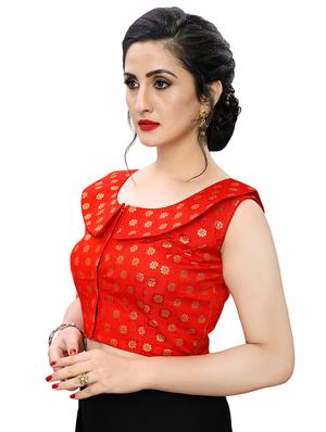 peter pan brocade blouse - 16934013 - Standard Image - 2