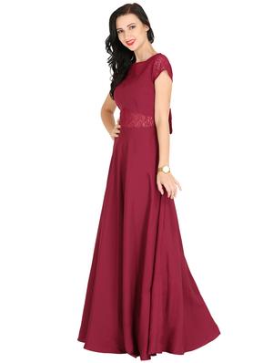 bow patch mesh panel fit & flare dress - 16934216 - Standard Image - 2