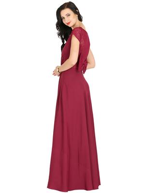 bow patch mesh panel fit & flare dress - 16934216 - Standard Image - 3