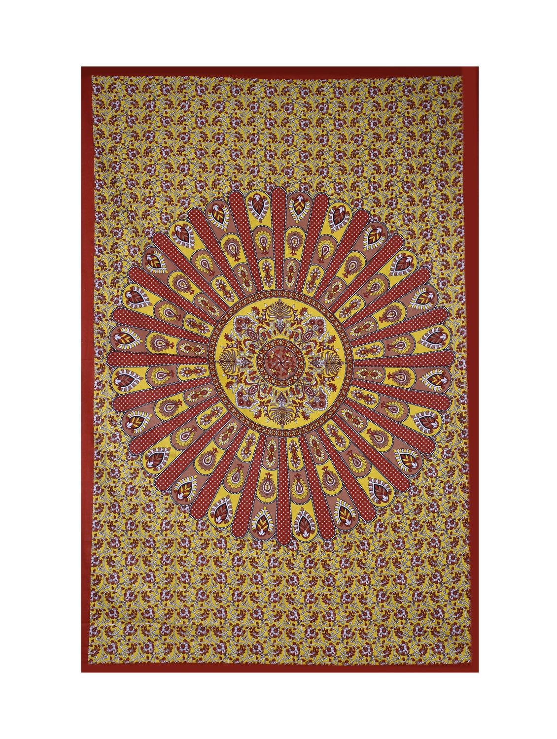cotton printed single bedsheet - 16934450 - Zoom Image - 2