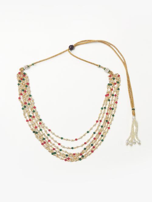 multi colored metal short necklace - 16934490 - Standard Image - 1