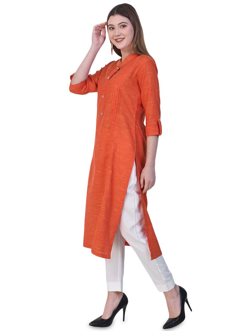 solid kurta pant set - 16934601 - Zoom Image - 2
