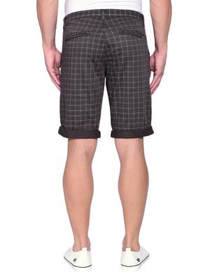 grey checkered bermuda shorts - 16934733 - Standard Image - 3