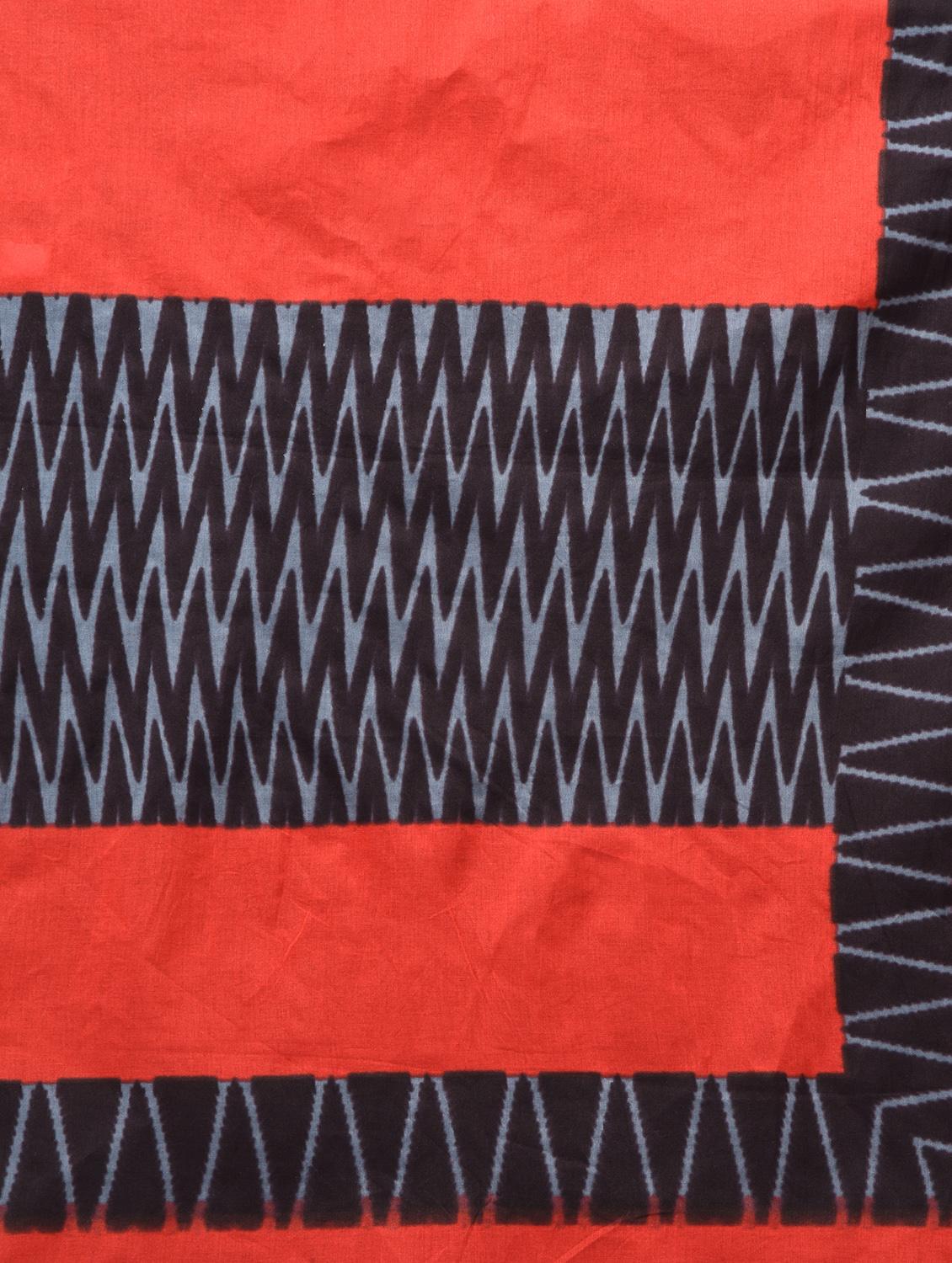 printed woven saree with blouse - 16935015 - Zoom Image - 4