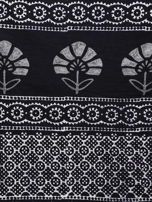 printed woven saree with blouse - 16935021 - Standard Image - 4