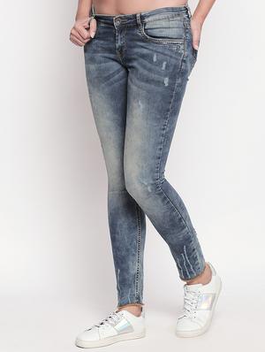mid rise stone washed jeans - 16935441 - Standard Image - 2