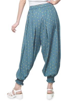 blue cotton harem salwar - 16935605 - Standard Image - 2