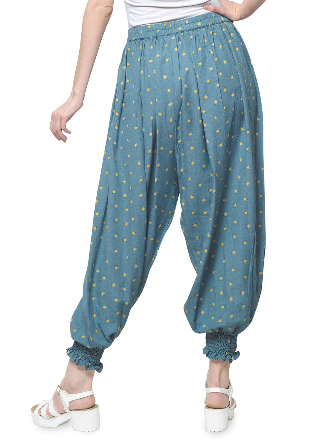 blue cotton harem salwar - 16935605 - Zoom Image - 2