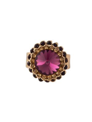 pink brass finger ring - 16935693 - Standard Image - 2