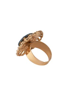 blue brass finger ring - 16935695 - Standard Image - 3