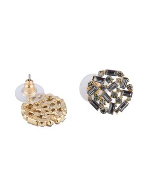 black metal studs earring - 16936215 - Standard Image - 3