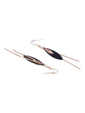black metal drop earring - 16936234 - Standard Image - 3