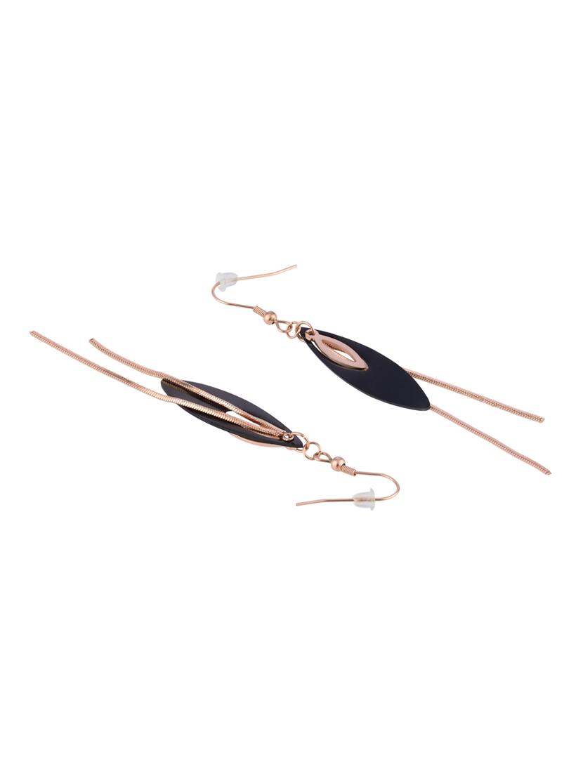 black metal drop earring - 16936234 - Zoom Image - 3