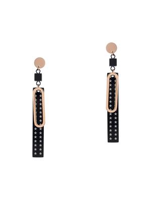 black metal drop earring - 16936235 - Standard Image - 2