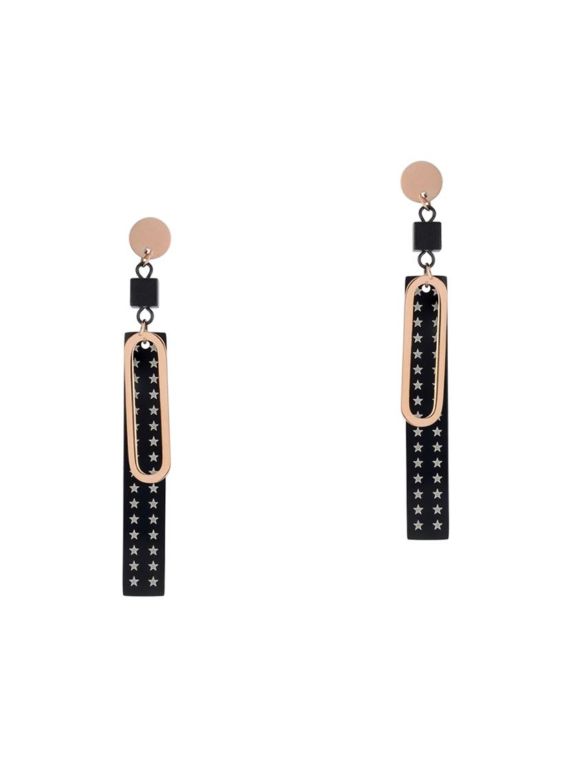 black metal drop earring - 16936235 - Zoom Image - 2