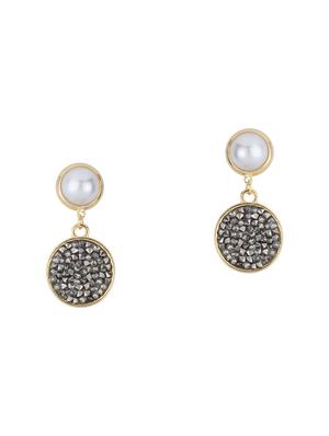 black metal drop earring - 16936244 - Standard Image - 2
