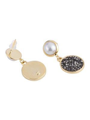 black metal drop earring - 16936244 - Standard Image - 3