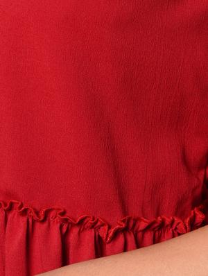 bell sleeved peplum top - 16936299 - Standard Image - 6