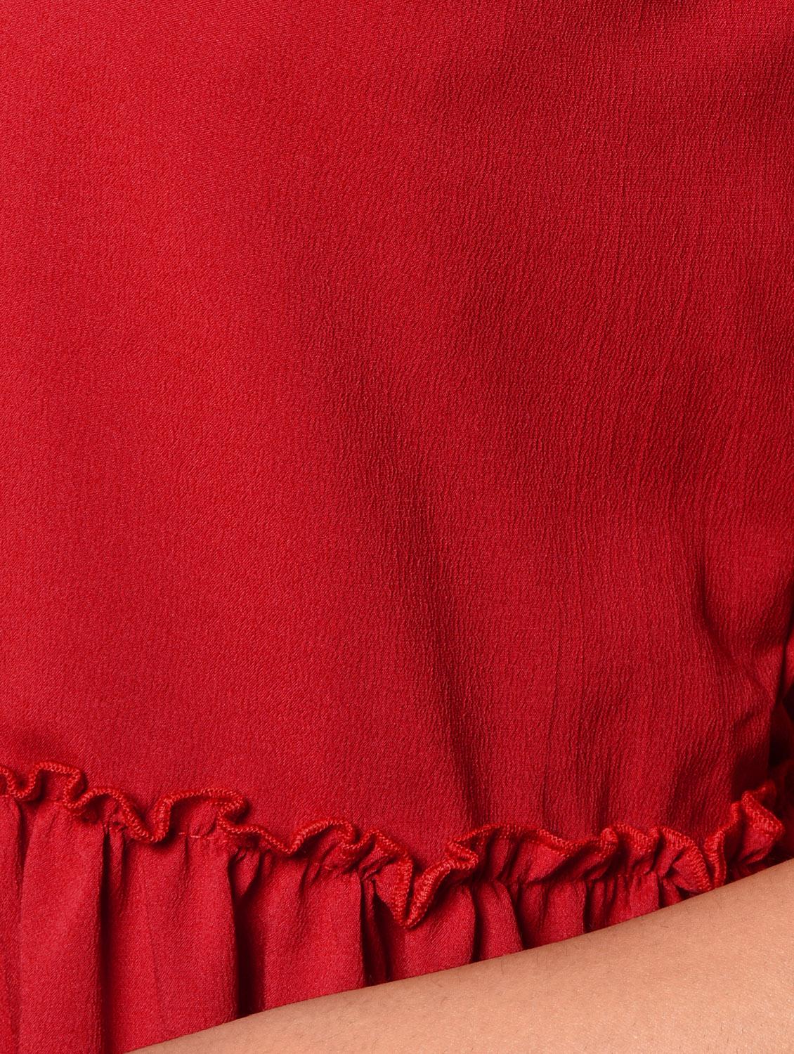bell sleeved peplum top - 16936299 - Zoom Image - 6