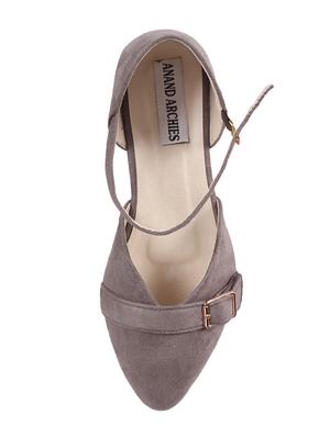 grey closed back sandals - 16936345 - Standard Image - 4