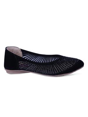 black slip on ballerinas - 16936373 - Standard Image - 2