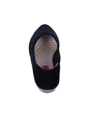 black slip on ballerinas - 16936373 - Standard Image - 3