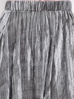 high rise flared skirt - 16936446 - Standard Image - 5