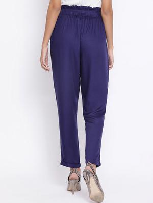 tie up waist peg trouser - 16936448 - Standard Image - 3