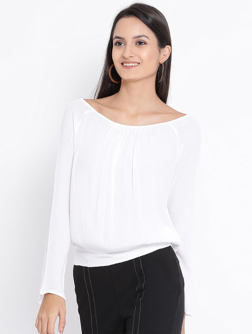 tie back boat neck solid top - 16936541 - Zoom Image - 2