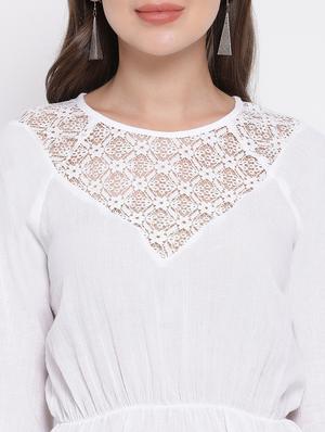 raglan sleeved blouson top - 16936552 - Standard Image - 5