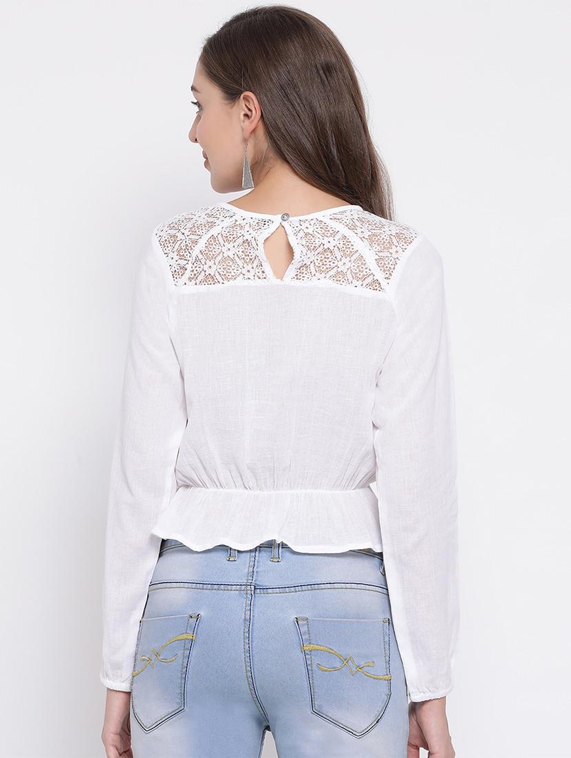 raglan sleeved blouson top - 16936552 - Zoom Image - 3