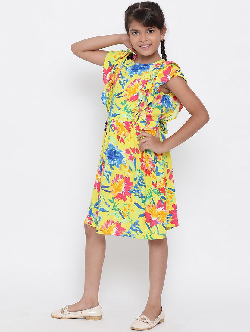 multi colored viscose frock - 16936590 - Zoom Image - 2