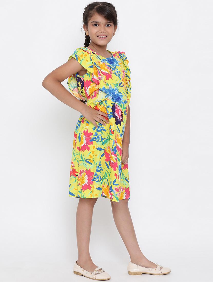 multi colored viscose frock - 16936590 - Zoom Image - 3