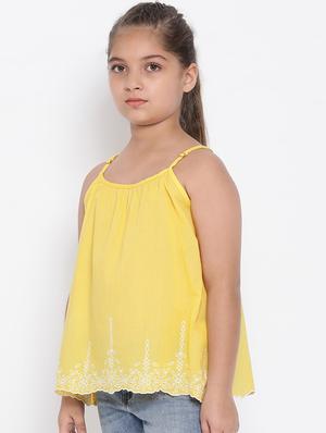 yellow cotton regular top - 16936626 - Standard Image - 2