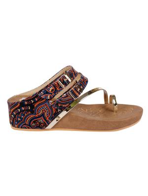 blue one toe wedges - 16936843 - Standard Image - 2