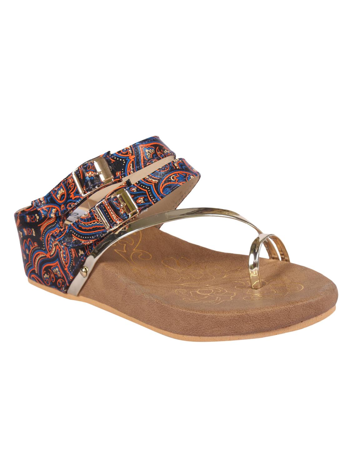 blue one toe wedges - 16936843 - Zoom Image - 1