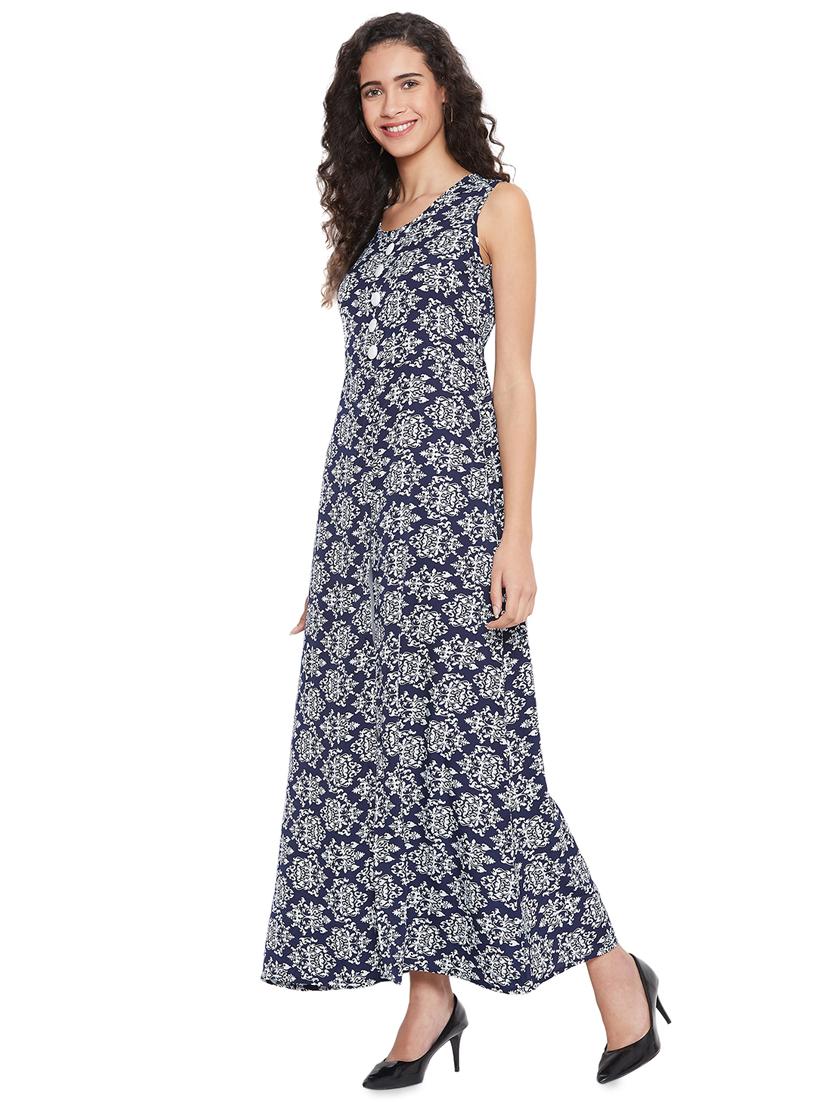 floral high slit kurta - 16937483 - Zoom Image - 2