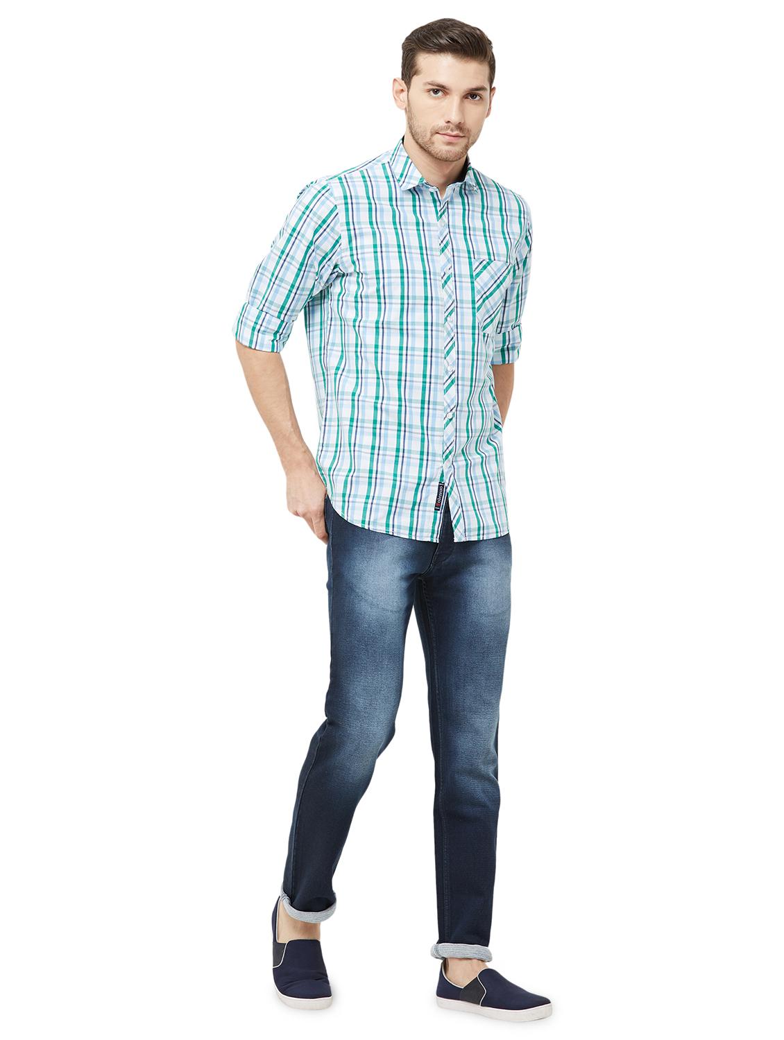navy blue heavy washed denim jeans - 16937528 - Zoom Image - 4