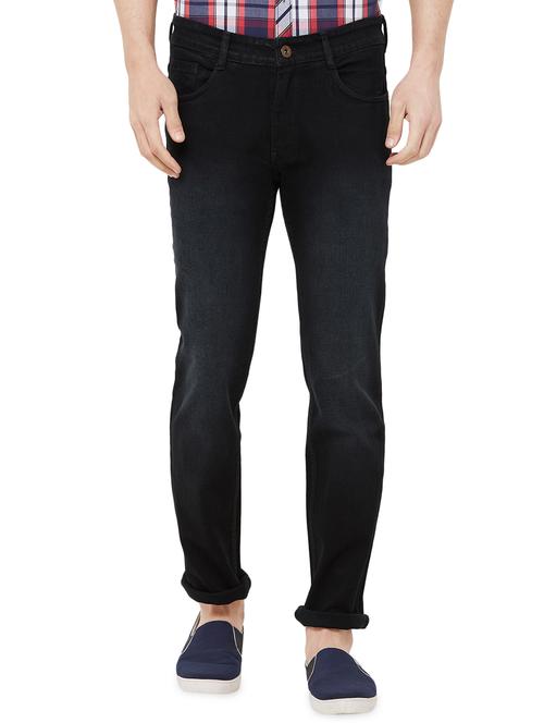 black light washed denim jeans - 16937533 - Very Small Image - 1
